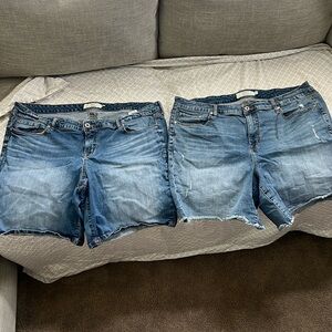 Torrid Jean shorts.